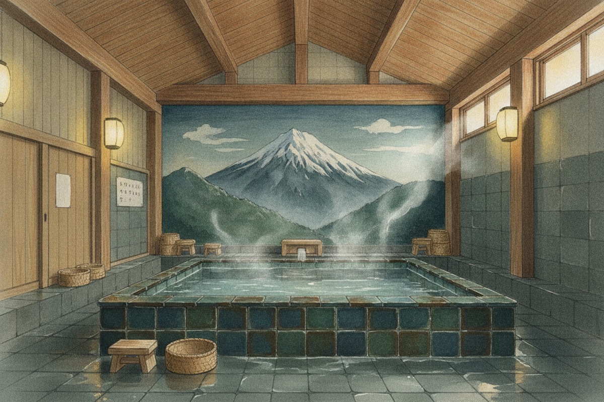 Illustrated scene of Taisho-Yu