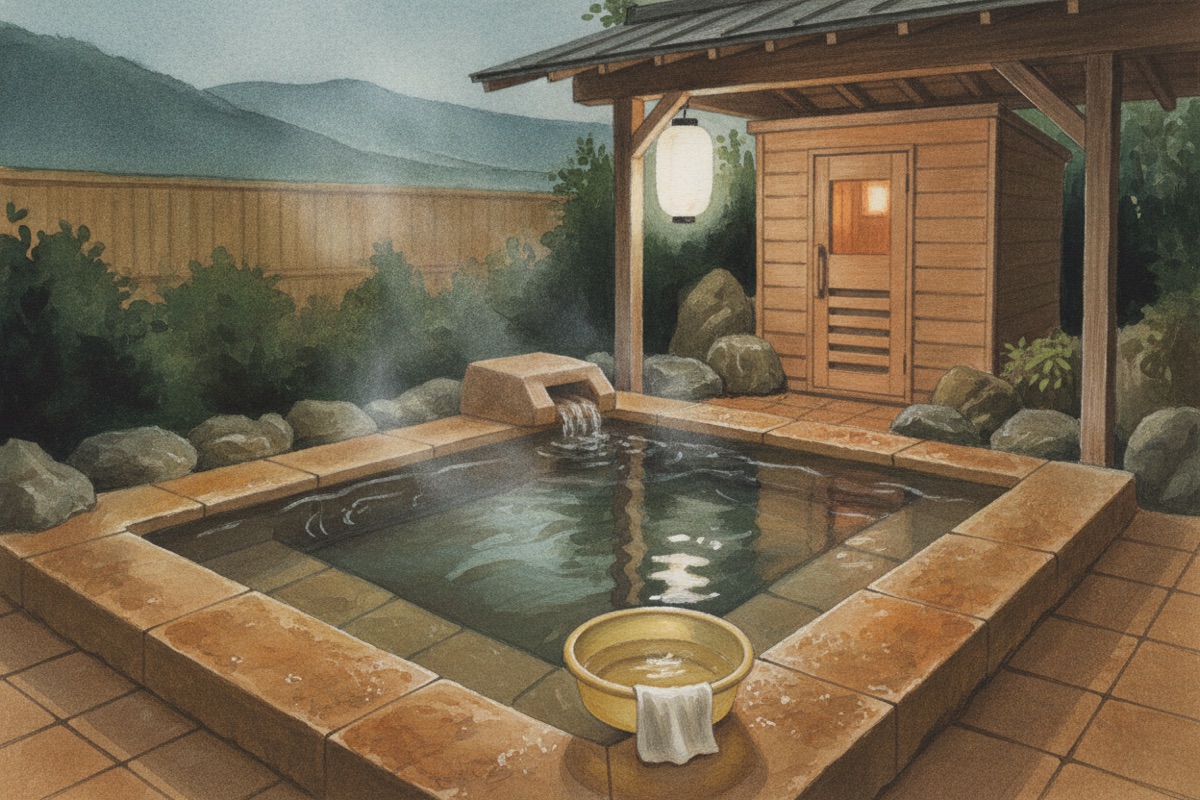 Illustrated scene of Hiyoshiyu