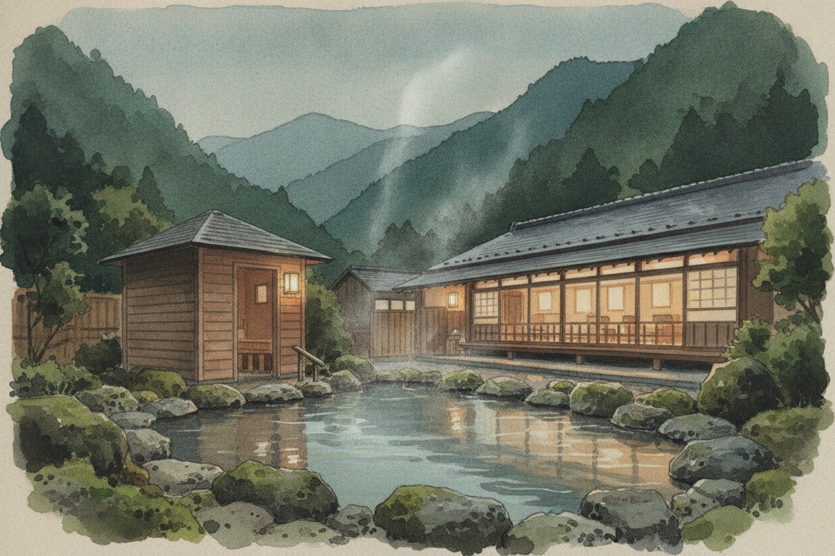 Illustrated scene of Tenseien