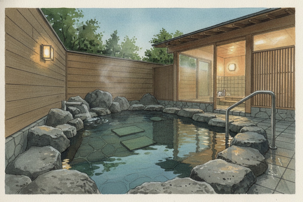 Illustrated scene of Takarayu
