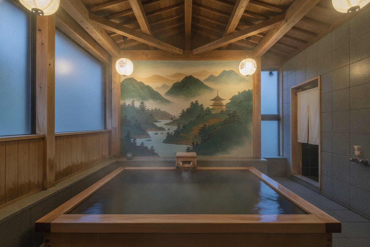 Illustrated scene of Naginoyu