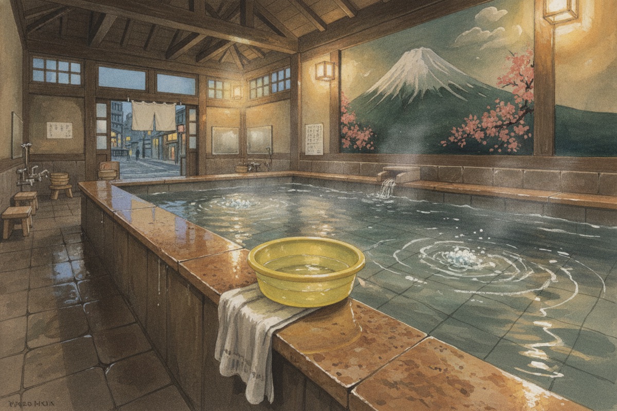 Illustrated scene of Benten-Yu
