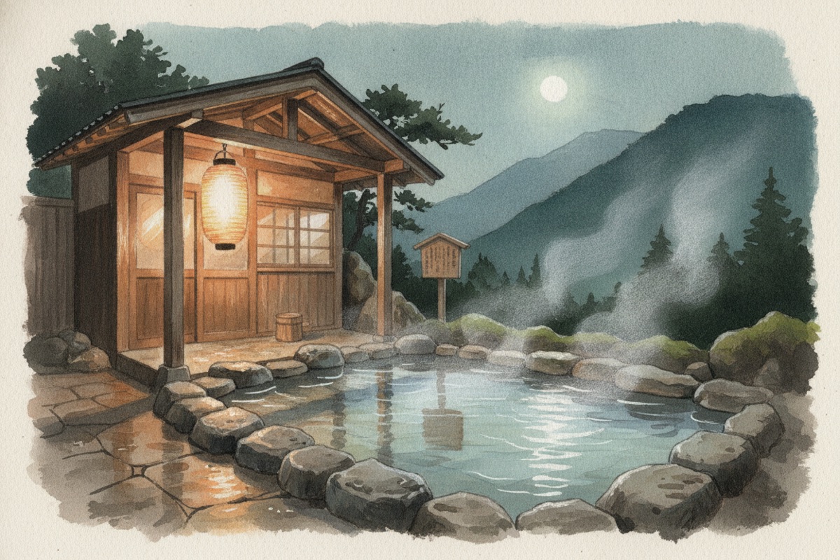 Illustrated scene of Shimon-yu
