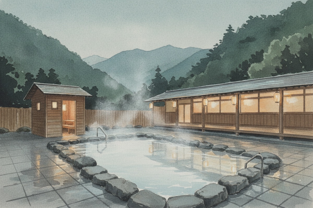 Illustrated scene of Spa Eternal