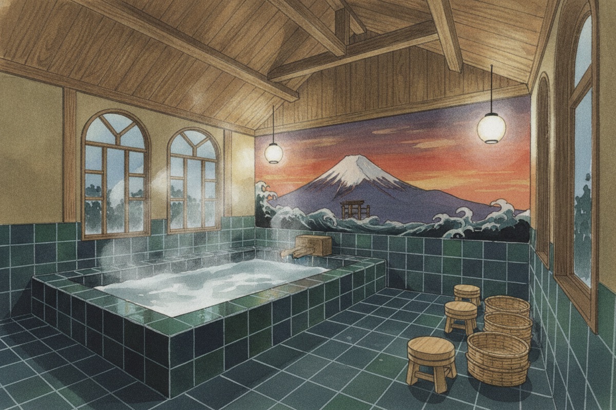 Illustrated scene of Choumeisen (MEMBERS only)