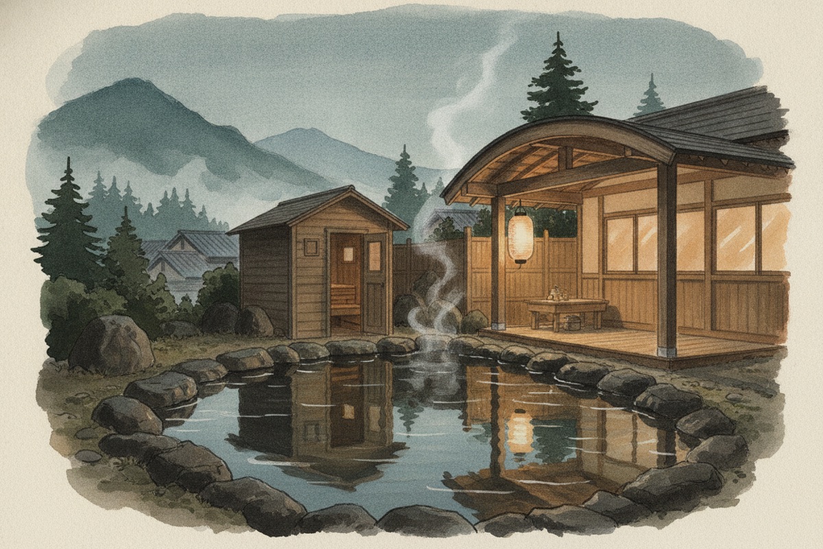 Illustrated scene of Yukemuri-no-Shou