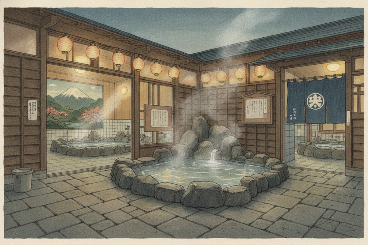 Illustrated scene of Nakajima-Yu
