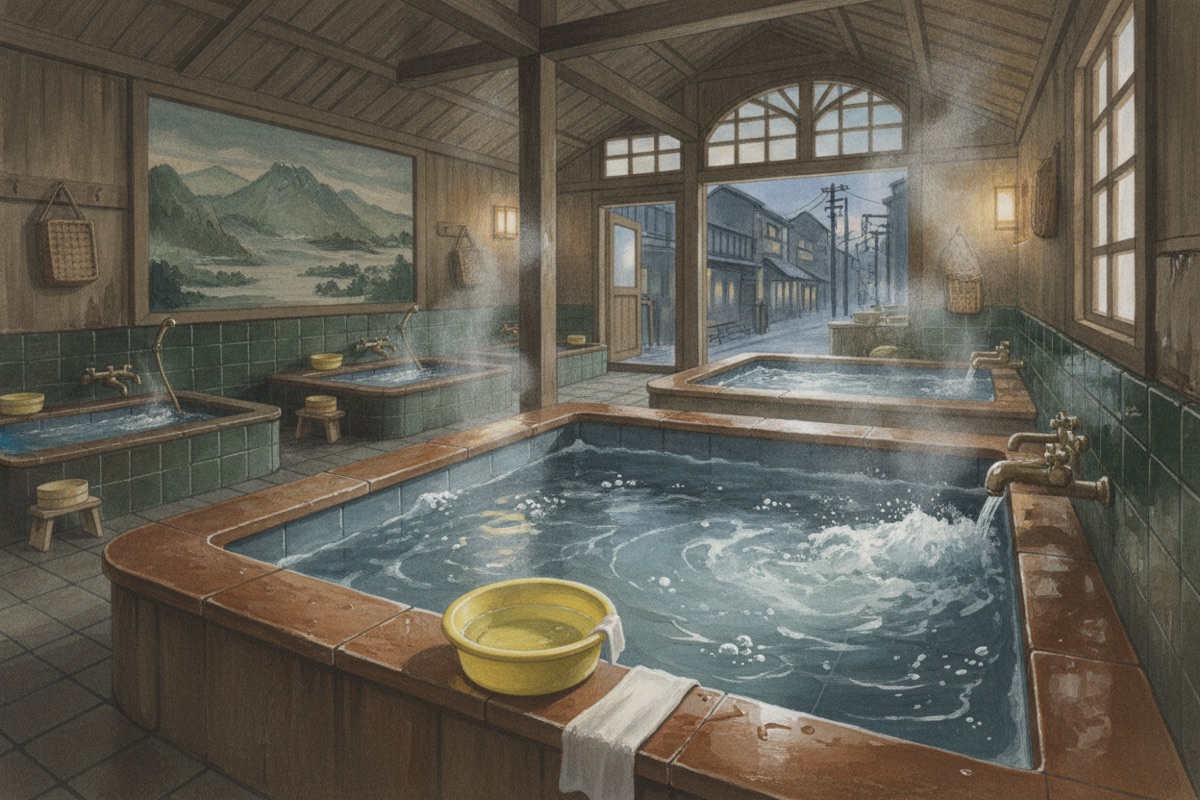 Illustrated scene of Kamihoshikawa Yokujo
