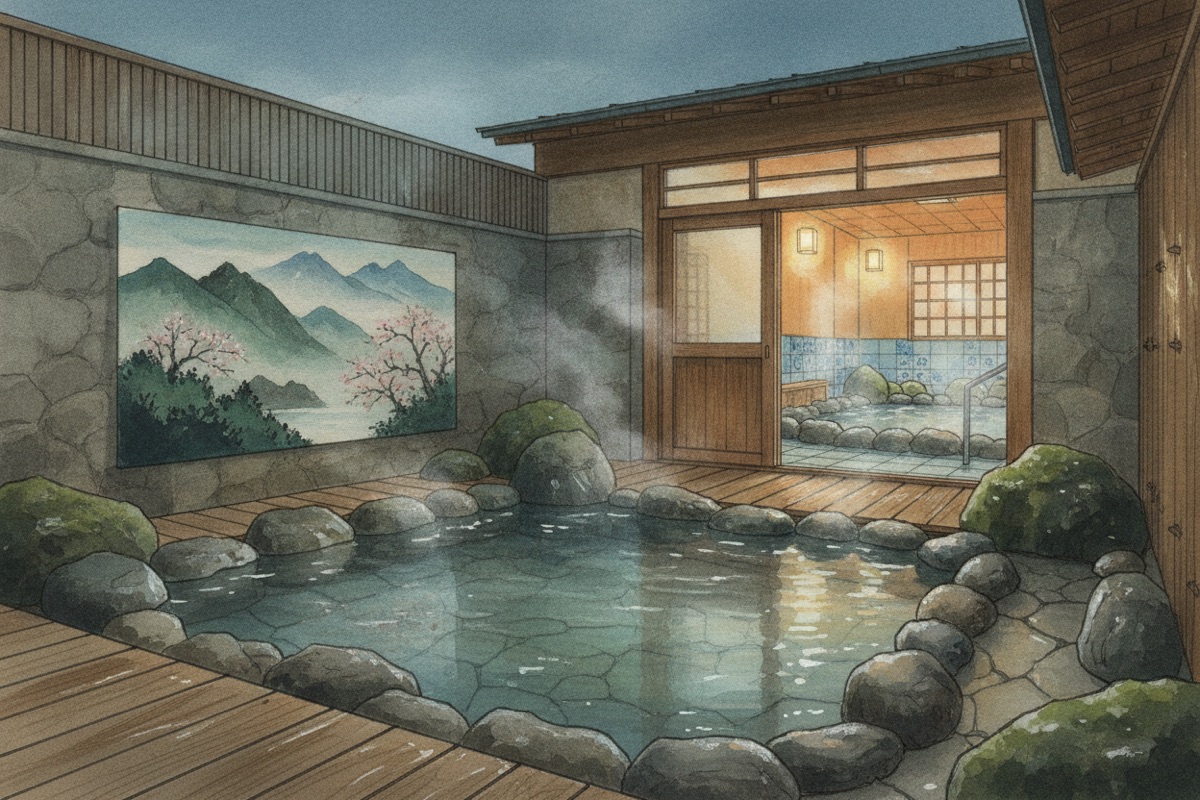 Illustrated scene of Fukumi Yu