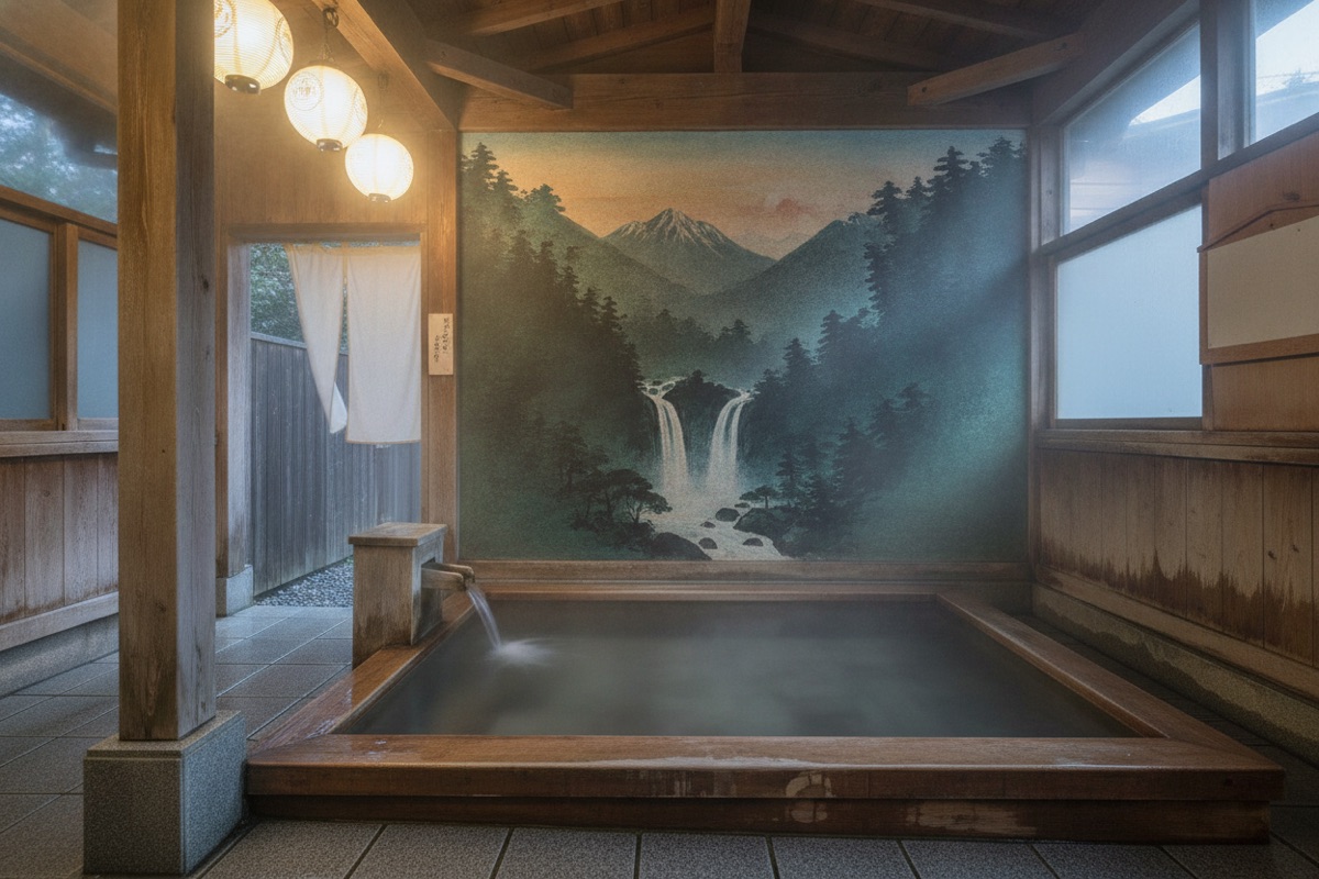 Illustrated scene of Chibamura Auto Campers' Resort