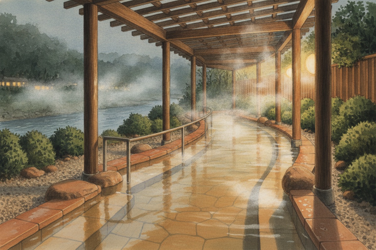 Illustrated scene of Qua Park Nagayu Onsen