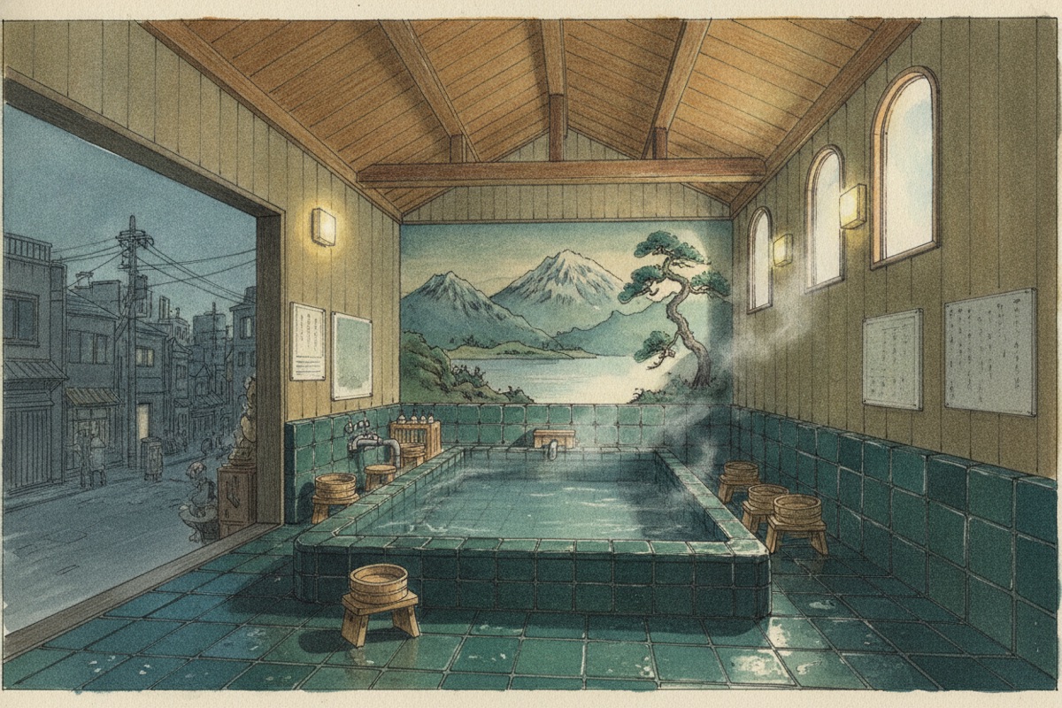 Illustrated scene of Kinsei-Yu