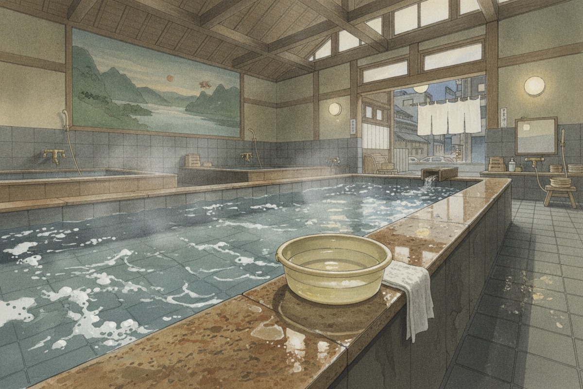 Illustrated scene of Koyamayu