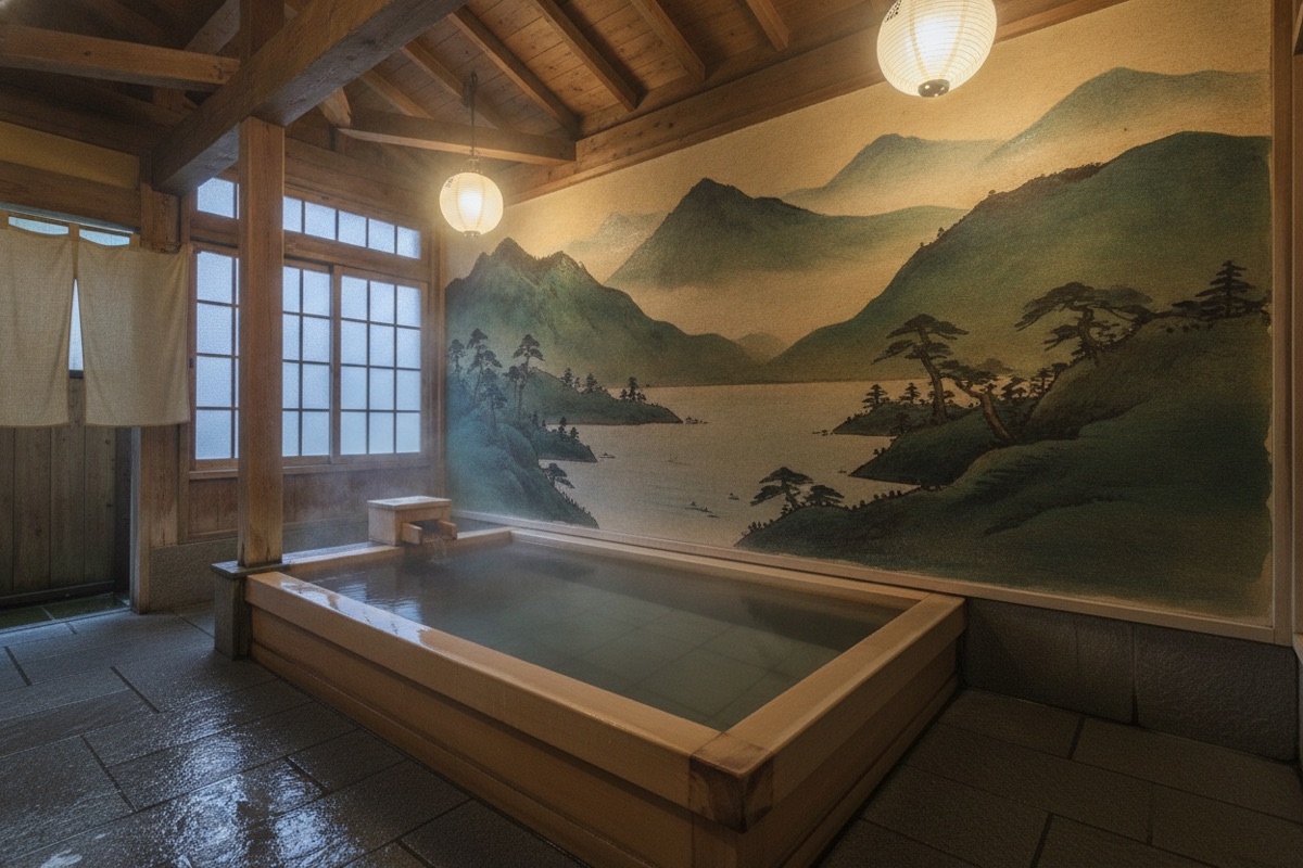 Illustrated scene of Shonai-no-Sato