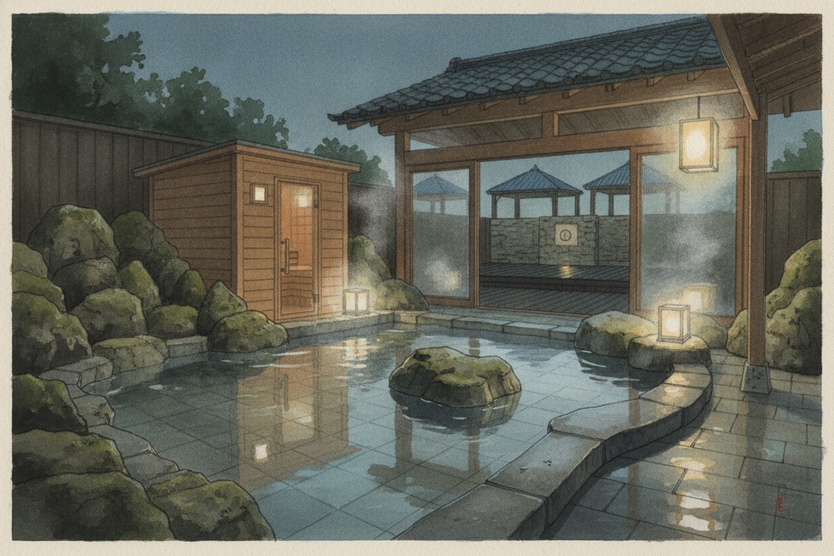 Illustrated scene of Ryūsenjino-yu