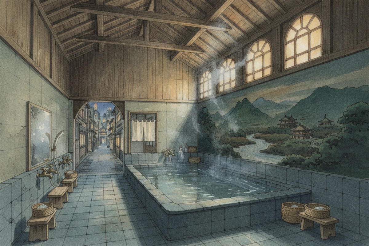 Illustrated scene of Makado Yu