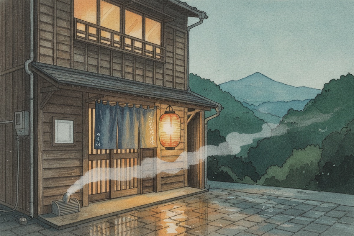 Illustrated scene of Suzuharu Bussan