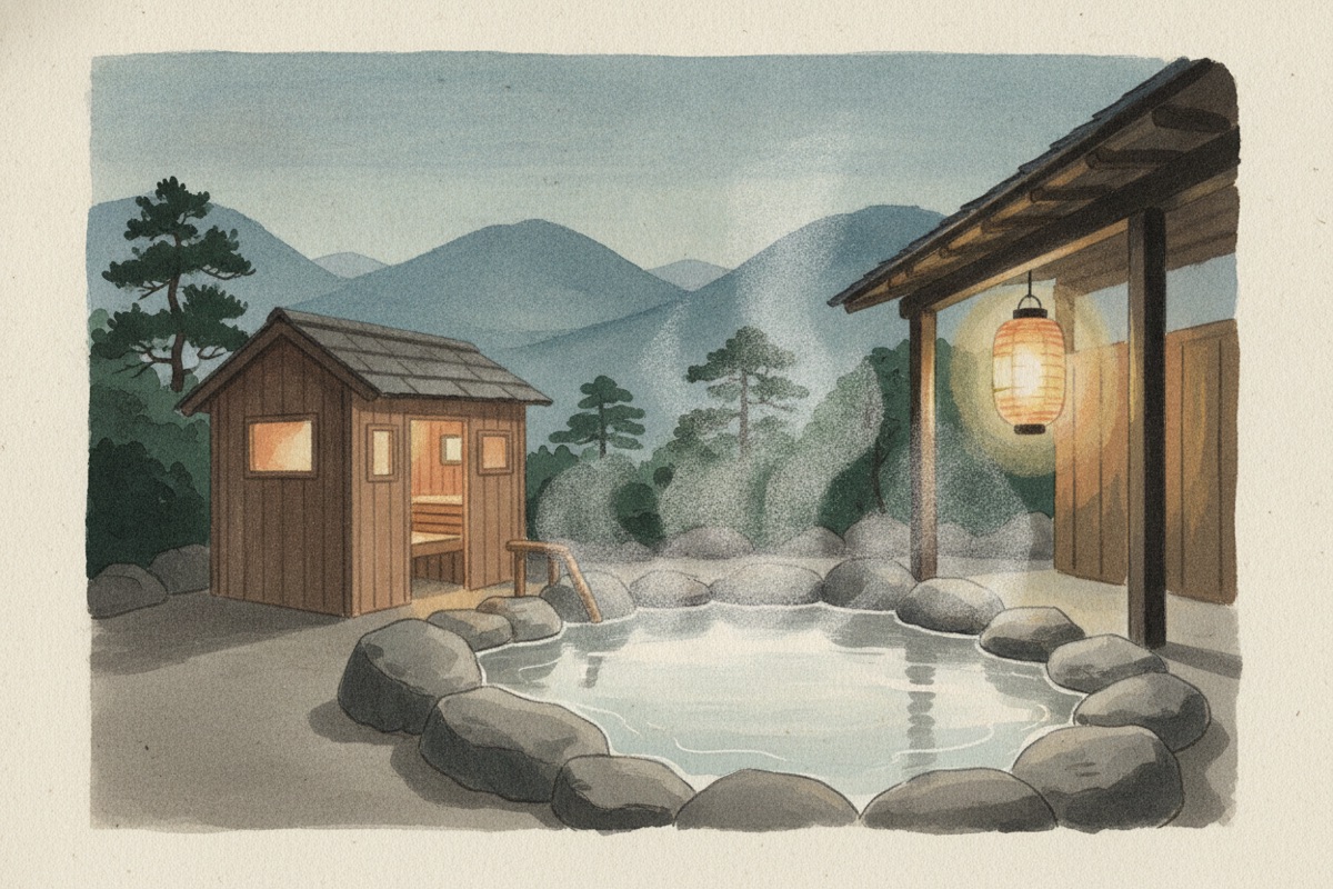 Illustrated scene of Ōtaki no Yu