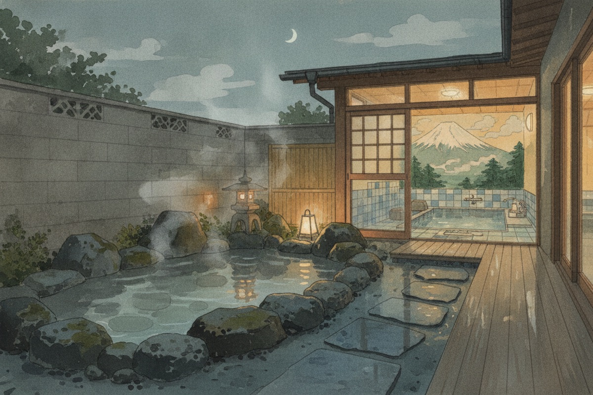 Illustrated scene of Yugawara Soyu - Soyu Terrace